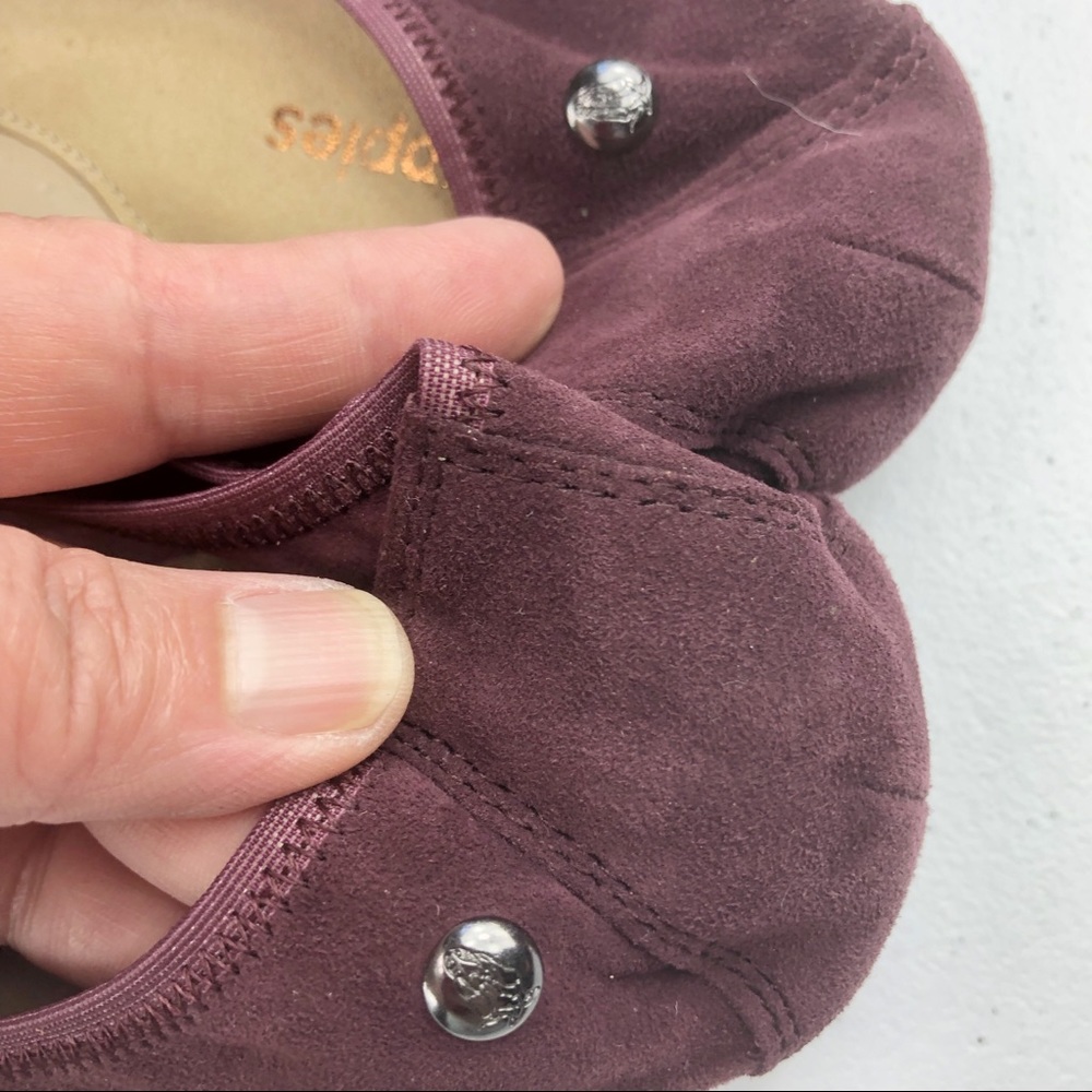 Hush Puppies Ballet Shoes Purple Size 8 - Picture 5 of 8